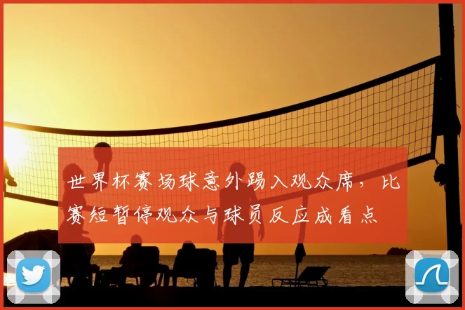 世界杯赛场球意外踢入观众席，比赛短暂停观众与球员反应成看点